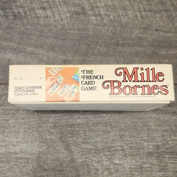 Vintage 1971 Parker Brothers Mille Bornes French Auto Racing Card Game! COMPLETE - Picture 2 of 7